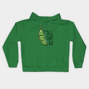 Peas Don't Go Funny Peas Kids Hoodie